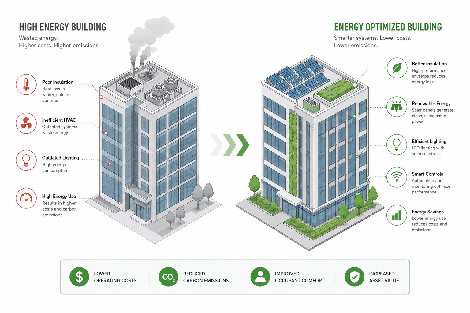 Building energy optimization