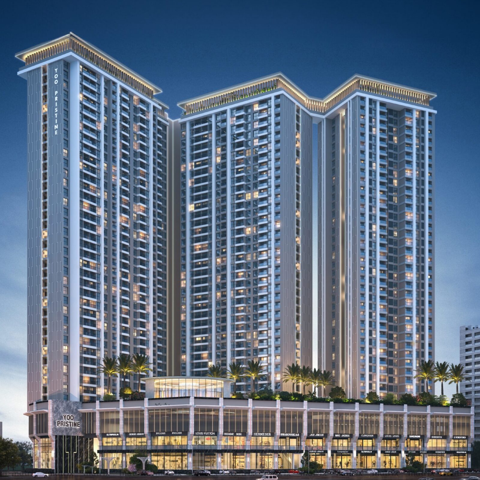 Pristine YOO residential tower